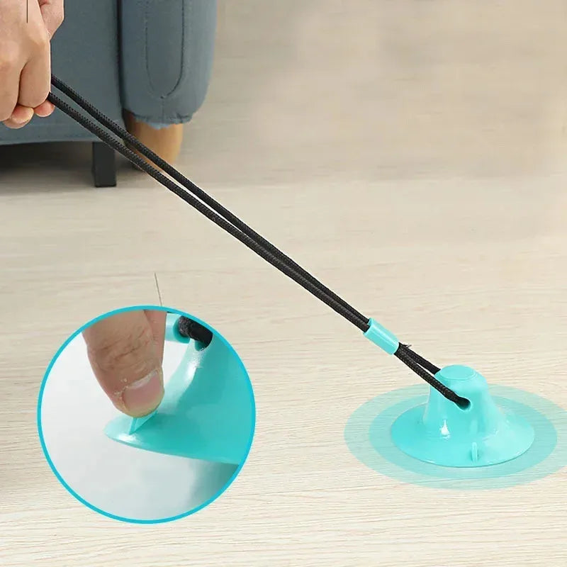 Interactive Suction Cup Dog Toy Treat Dispensing Sound Toy Durable Rubber Ball for Tug-of-War & Training